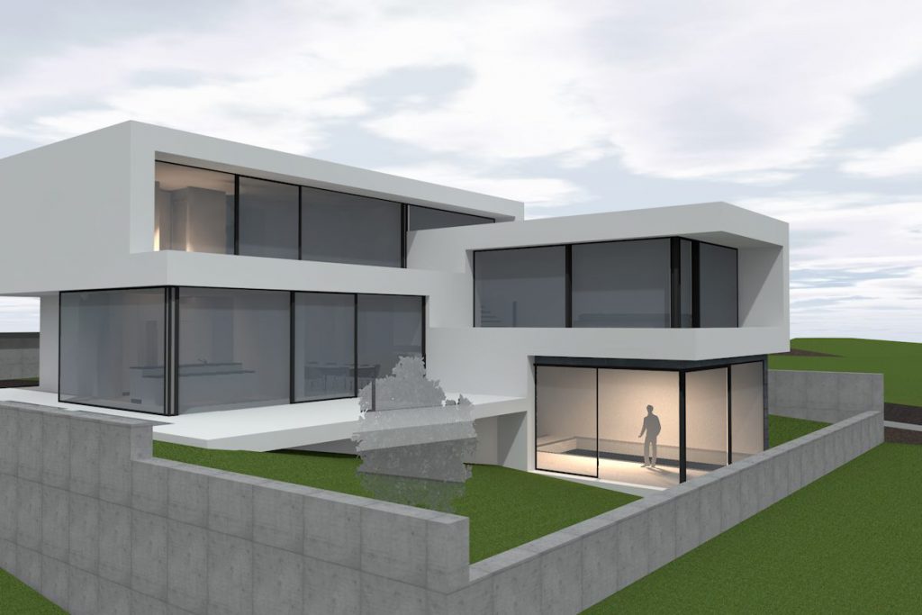 3D Rendering eines Hauses